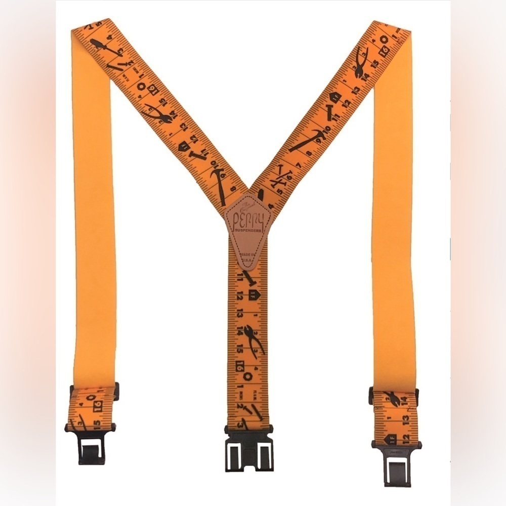 Perry The Original Yellow Ruler suspenders